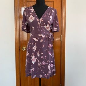 Floral Wrap Dress